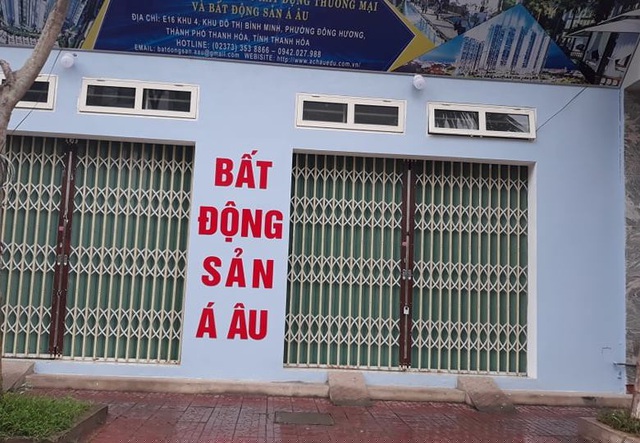 Công ty Bất động sản Á Âu - nơi ông Viên uống rượu và tử vong.