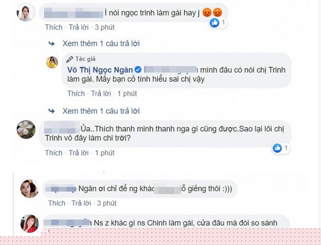 thanh minh tieng xau, ngan 98 reo ten ngoc trinh khien dan mang buc xuc hinh anh 4