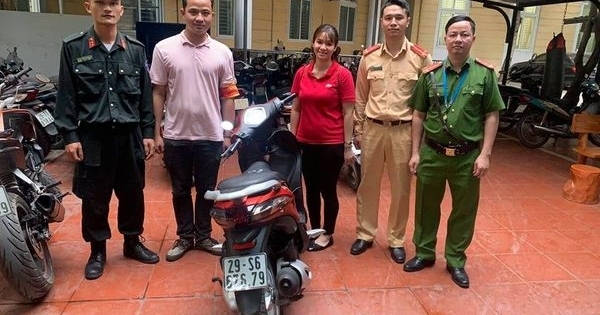 Hà Nội: Người dân nhận lại xe máy sau 1 năm bị trộm