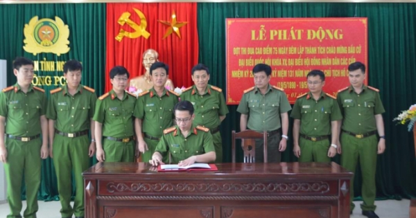 Cảnh sát Kinh tế Công an Nghệ An: Phát động đợt thi đua đặc biệt