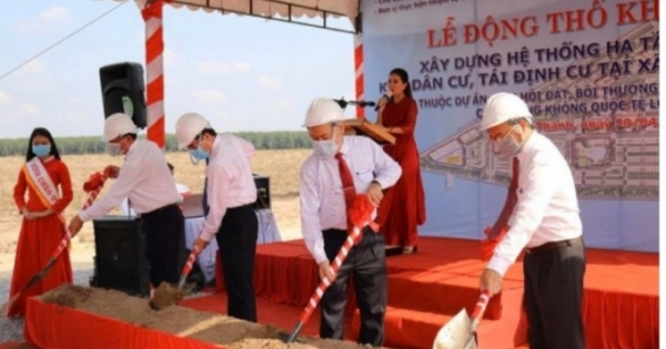 Những lô đất đầu tiên được cắm mốc trong khu tái định cư Sân bay Long Thành