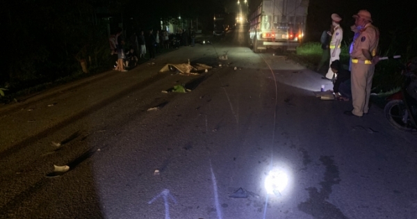 Quảng Ninh: Va chạm với xe tải, 1 người tử vong tại chỗ