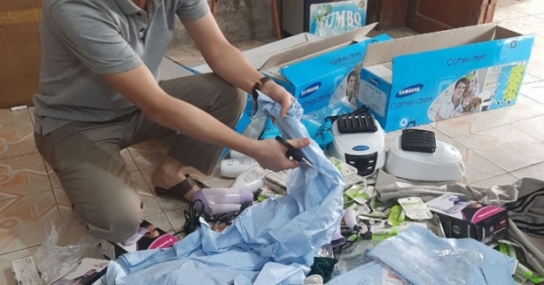 Hà Giang: Xử phạt 19 triệu đồng đối với cơ sở kinh doanh hàng hóa giả nhãn hiệu