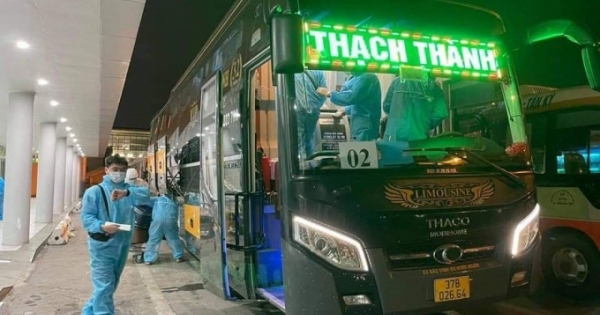 Nghệ An đón thêm 248 công dân từ Hàn Quốc về cách ly phòng dịch Covid-19
