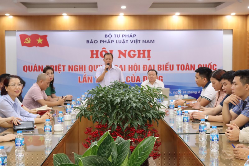 Đảng bộ Báo Pháp luật Việt Nam quán triệt Nghị quyết Đại hội XIII của Đảng