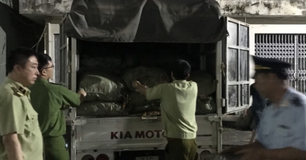 Cao Bằng: Thu giữ hơn 1,8 tấn nguyên liệu lá thuốc lá nhập lậu trên đường đi tiêu thụ