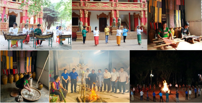 Thưởng thức nhạc ngũ âm, múa lâm vông ở chùa Sóc Lớn; xem dệt thổ cẩm, làm rượu cần, chế biến canh thụt, múa cồng chiêng tại Sóc Bombo đã giúp các nghệ sĩ thêm nhiều cảm hứng sáng tác.