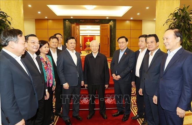 Tổng Bí thư: Hà Nội cần nhận thức đầy đủ vị thế Thủ đô đặc biệt quan trọng - 3