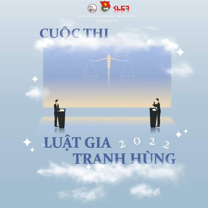 đêm chung kết Cuộc thi “Luật gia Tranh hùng 2022” dự kiến sẽ diễn ra vào lúc 18h00 tối ngày 9/4/2022 dưới hình thức trực tiếp tại Tòa nhà văn hóa ULIS - Sunwah Đại học Ngoại Ngữ (Đại học Quốc gia Hà Nội).