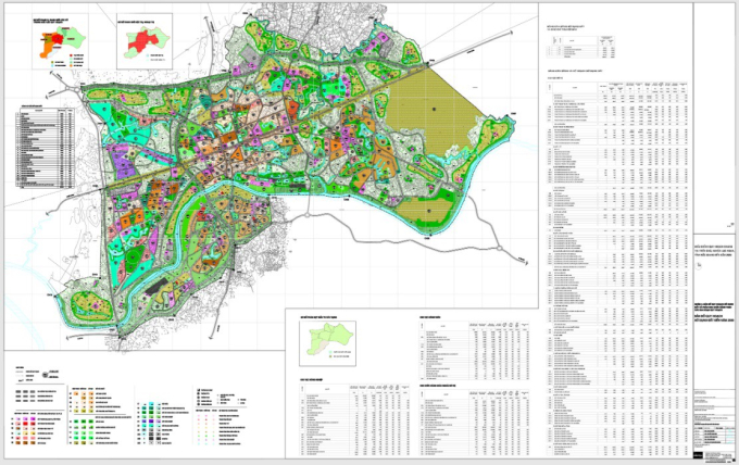 Bản đồ Thị trấn Chũ, huyện Lục Ngạn.