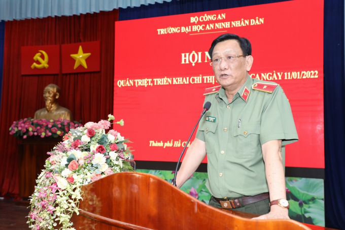 Thiếu tướng Phạm Ngọc Việt - Ủy viên Ban Chấp hành Đảng bộ Công an Trung ương, Bí thư Đảng ủy, Cục trưởng Cục An ninh nội địa.