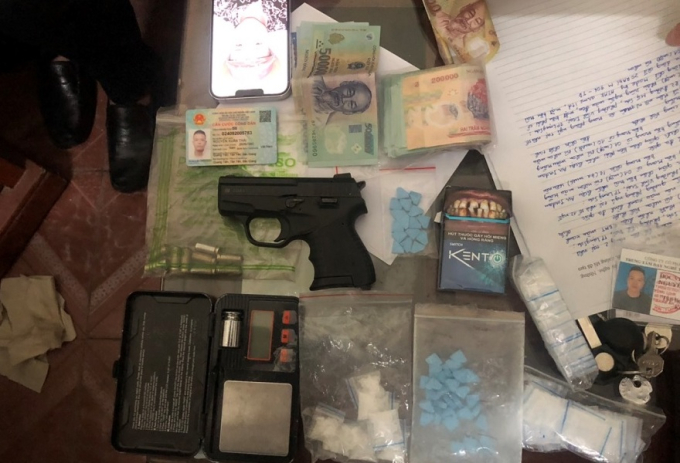 Tang vật thu giữ