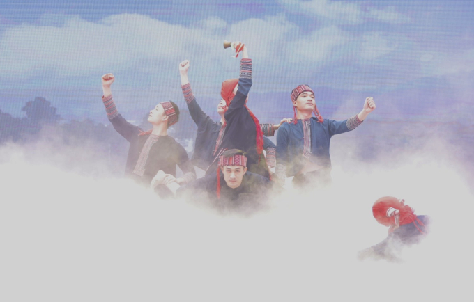 Các tiết mục văn nghệ hết sức độc đáo.