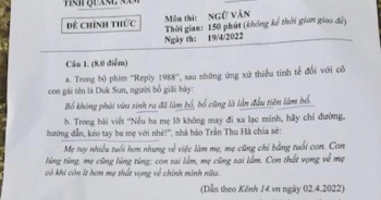 Đề thi học sinh giỏi Văn của Quảng Nam: Vì sao lại ‘phát sốt’?