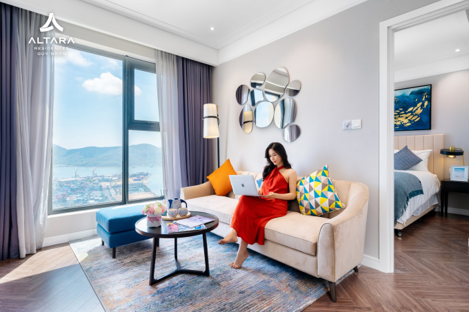 100% căn hộ được thiết kế cửa kính tấm lớn tối đa tầm view