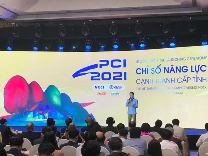 Ngày 27/4, bảng xếp hạng chỉ số PCI năm 2021 được công bố.