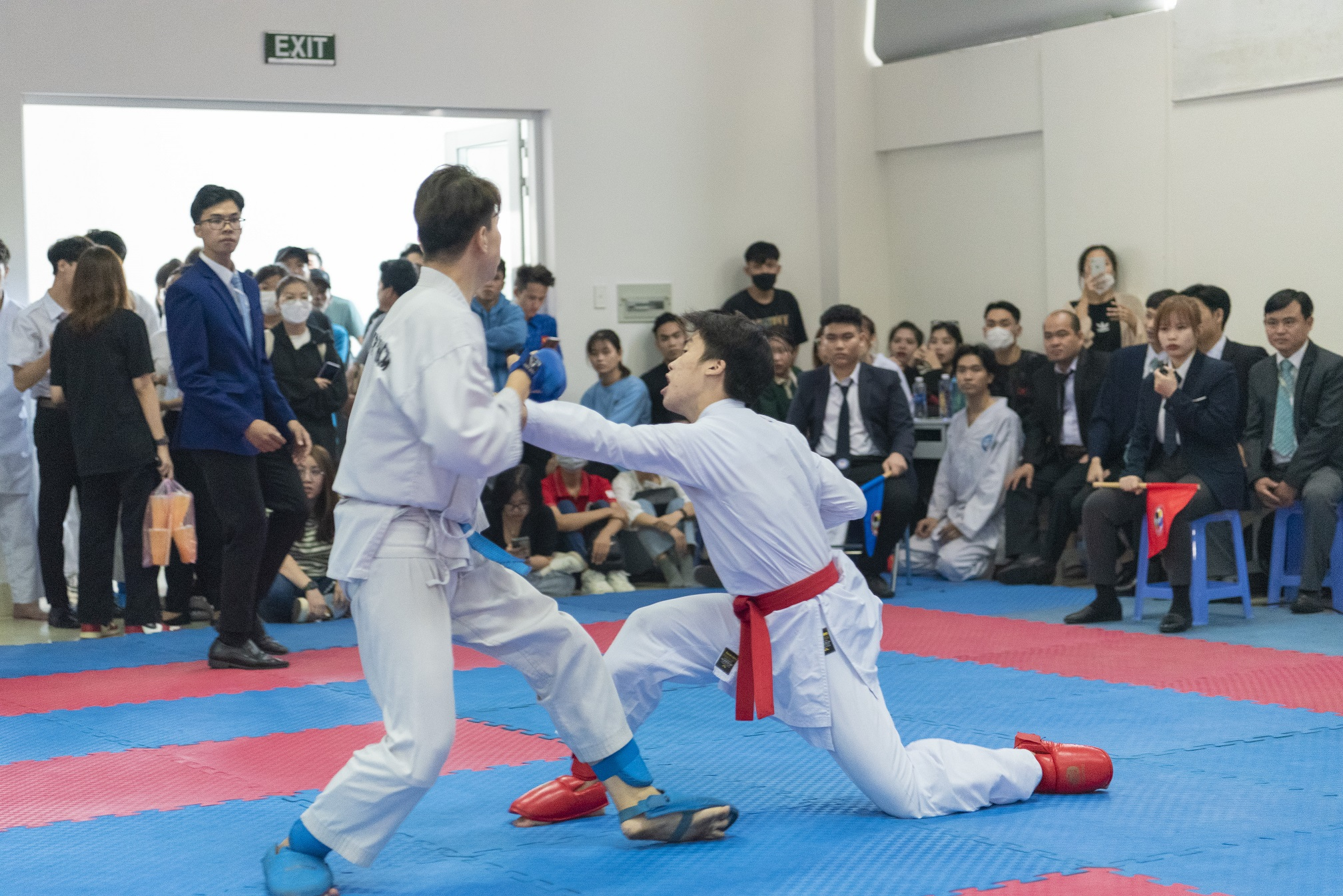 Phần thi đấu kumite cá nhân nam hạng cân 62kg.