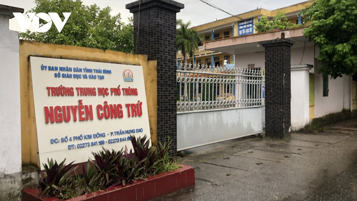 Trường THPT dân lập Nguyễn Công Trứ - Thái Bình   (Ảnh minh họa)