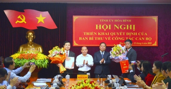 Ban Bí thư chuẩn y 2 Ủy viên Thường vụ Tỉnh ủy Hòa Bình nhiệm kỳ 2020 - 2025