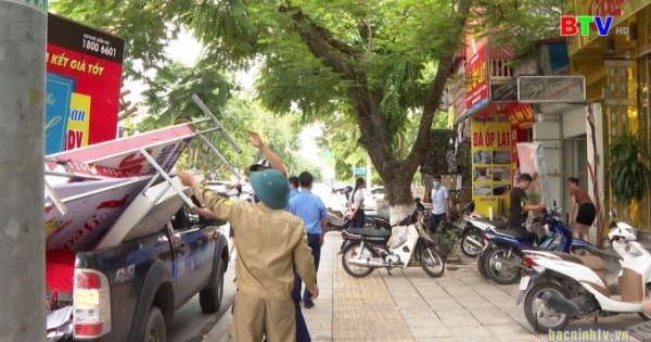 Bắc Ninh mở đợt cao điểm tổng kiểm tra xử lý vi phạm về đô thị, an toàn giao thông