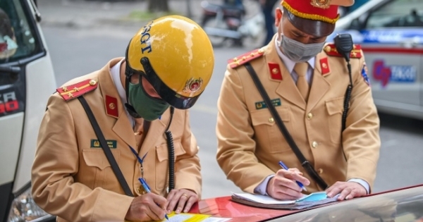 Công an TP Bắc Giang phạt nguội 81 trường hợp vi phạm giao thônng trong một ngày