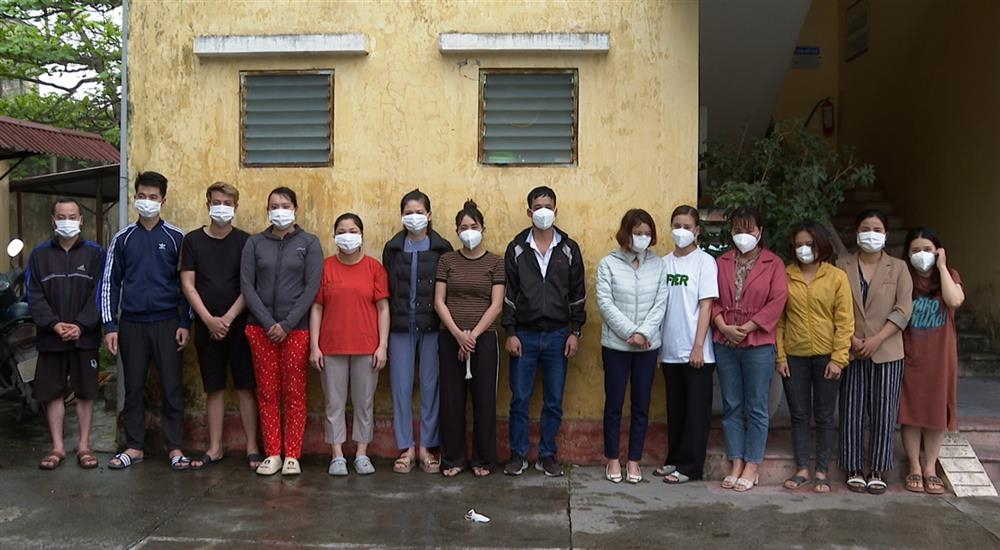 Một số đối tượng trong vụ án. Ảnh Bộ công an.