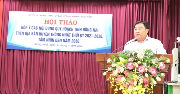 Đồng Nai: Lấy ý kiến về quy hoạch thời kỳ 2021 - 2030, tầm nhìn đến năm 2050