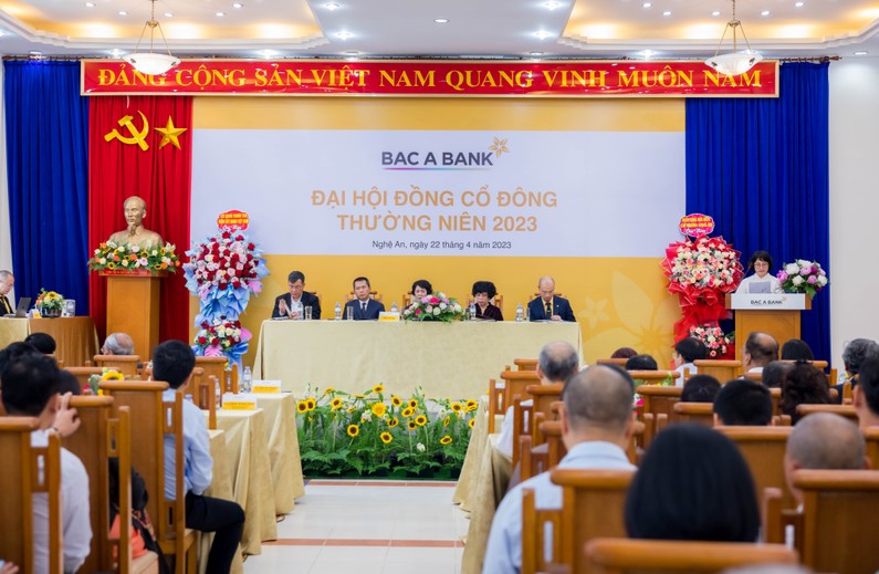 Toàn cảnh Đại hội đồng cổ đông thường niên 2023 của Ngân hàng Bắc Á tại Nghệ An