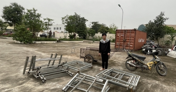 Đã bắt giữ được đối tượng gây ra vụ trộm cắp tài sản tại sân đình Yên Giang