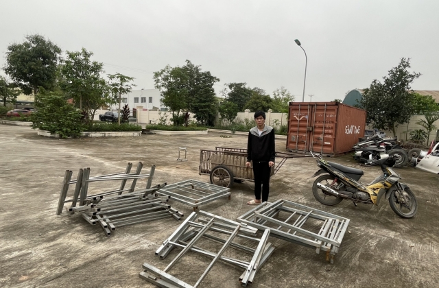 Đã bắt giữ được đối tượng gây ra vụ trộm cắp tài sản tại sân đình Yên Giang