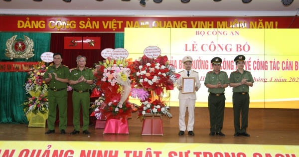 Công an tỉnh Quảng Ninh có tân Phó giám đốc