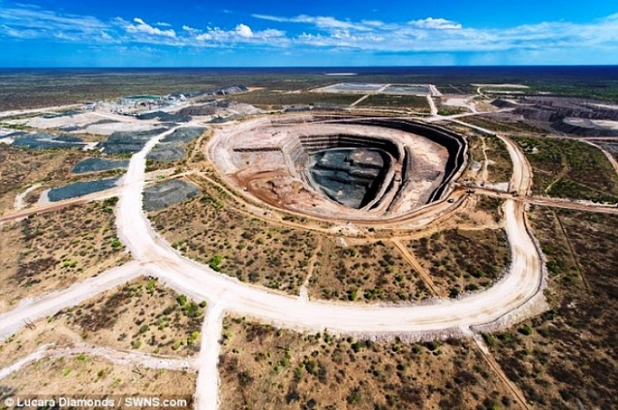 Khu mỏ&nbsp;Karowe, Cộng h&ograve;a&nbsp;Botswana.