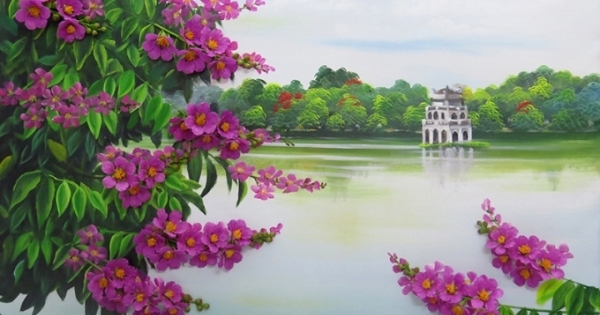 Mãn nhãn ngắm tranh hoa đất 3D