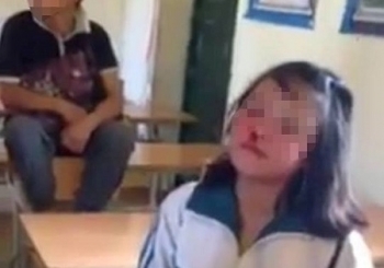 Vụ nữ sinh bị bạn tát chảy máu mũi: Phòng GD đang chờ nhà trường báo cáo