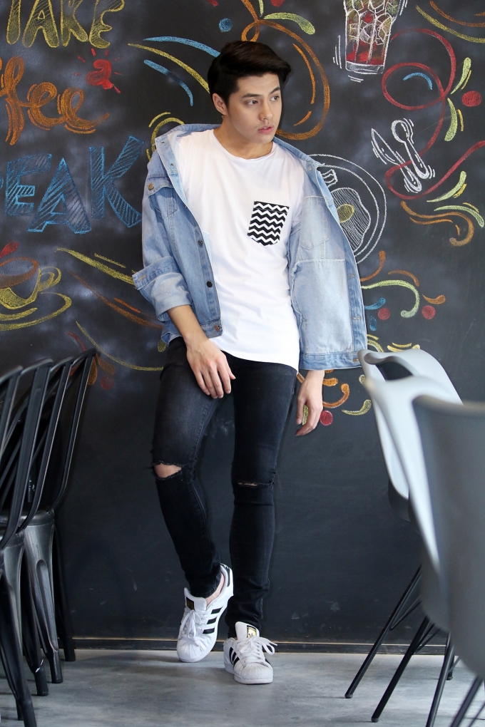 Noo Phước Thịnh cuốn h&uacute;t với gu thời trang khỏe khoắn