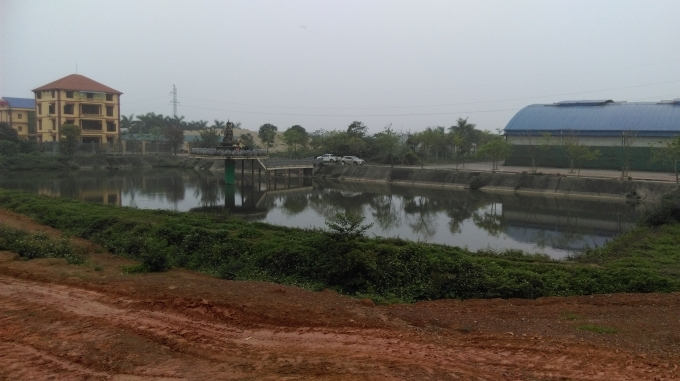 C&aacute;c hạng mục c&ocirc;ng tr&igrave;nh của c&ocirc;ng ty Kim Đức đến nay chưa hề được cấp ph&eacute;p. (ảnh: Thu Hường)