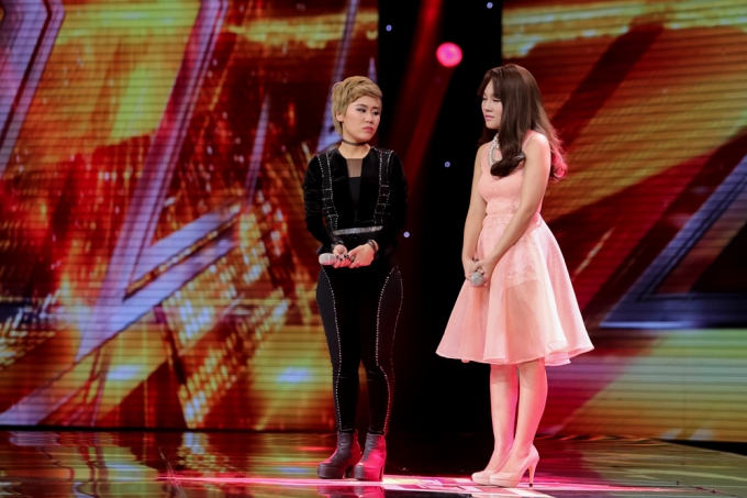 Minh Thư g&acirc;y b&atilde;o ở tập 2 v&ograve;ng Tranh đấu The X-Factor khiến BGK nể phục