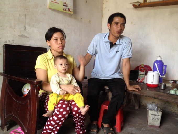 Ho&agrave;n cảnh của gia đ&igrave;nh anh Nguyễn Quang Anh (31 tuổi,&nbsp;tr&uacute; th&ocirc;n Tri Chỉ Nam, x&atilde; Thụy Trường,&nbsp;huyện Th&aacute;i Thụy, tỉnh Th&aacute;i B&igrave;nh) rất kh&oacute; khăn. Ảnh: Trung Du.