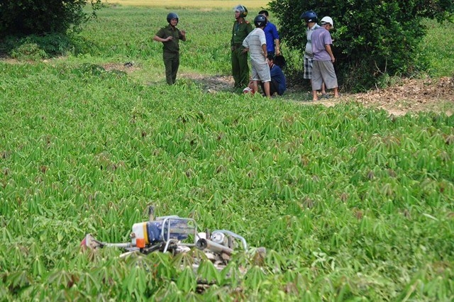 Hiện trường vụ việc.