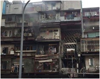 Hiện trường vụ ch&aacute;y (ảnh do bạn đọc cung cấp)