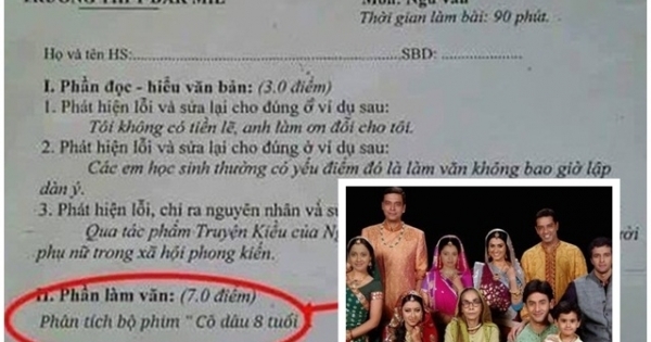 Phim Cô dâu 8 tuổi nóng từ màn ảnh nhỏ đến đề thi học kỳ