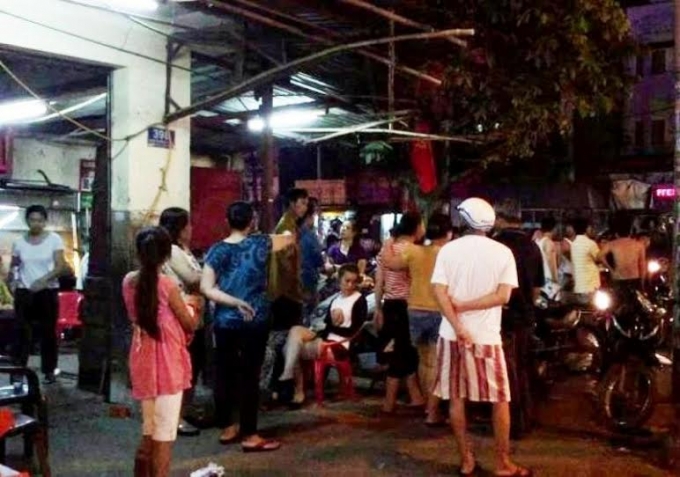 Khu vực xảy ra vụ &aacute;n mạng.