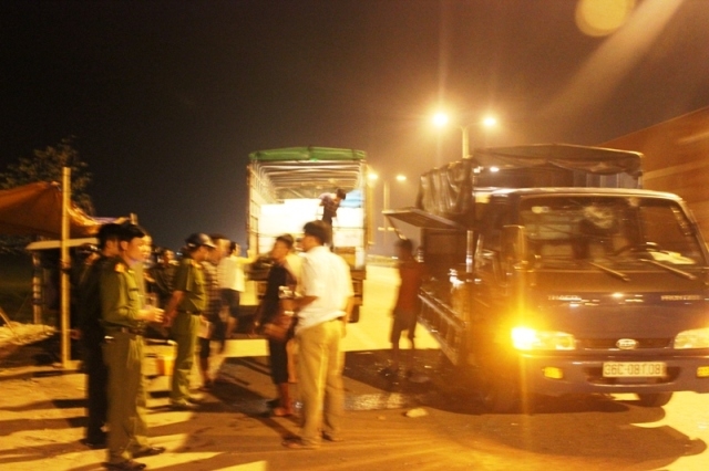 Lực lượng c&ocirc;ng an phường Quảng Hưng (TP Thanh H&oacute;a) đ&atilde; nhanh ch&oacute;ng c&oacute; mặt tại hiện trường