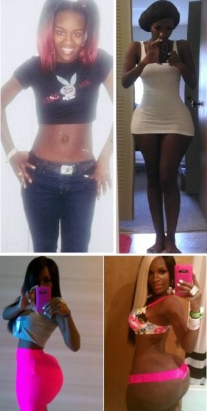 C&ocirc; g&aacute;i ở Mỹ n&agrave;y đ&atilde; phải chi rất nhiều tiền để c&oacute; được v&ograve;ng 3 khủng như vậy.