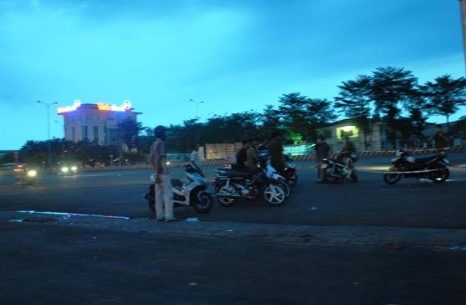 Hiện trường vụ &aacute;n mạng.