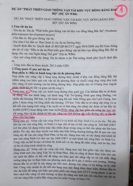 C&ocirc;ng t&aacute;c nạo v&eacute;t l&agrave; một phần quan trọng trong dự &aacute;n WB6.