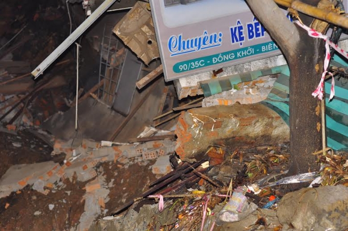 Đồng Nai: Nh&agrave; bị cuốn tr&ocirc;i sau trận mưa đầu m&ugrave;a