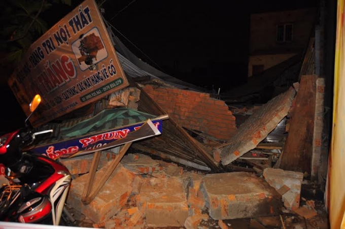 Đồng Nai: Nh&agrave; bị cuốn tr&ocirc;i sau trận mưa đầu m&ugrave;a