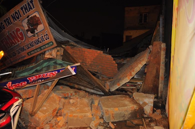 Đồng Nai: Nh&agrave; bị cuốn tr&ocirc;i sau trận mưa đầu m&ugrave;a