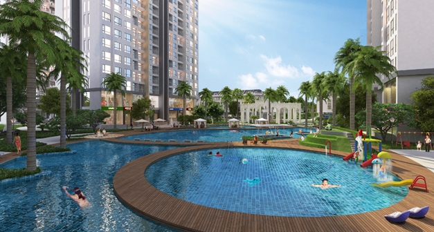 Phối cảnh tiện &iacute;ch khu căn hộ The Arcadia.